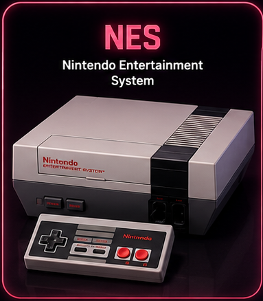 Nintendo Entertainment System (NES) console