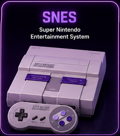 Super Nintendo Entertainment System (SNES) console